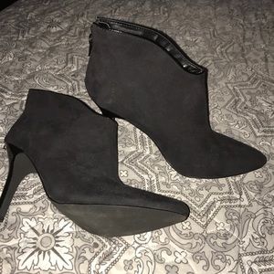 Black Suede Bootie